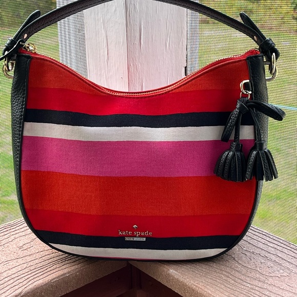 Kate Spade Multicolor Striped Shoulder Bag - Picture 1 of 7